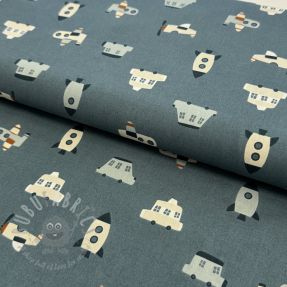Țesătură din bumbac Vehicles petrol