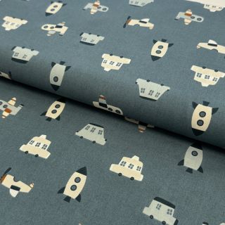 Țesătură din bumbac Vehicles petrol