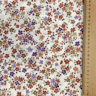 Țesătură din bumbac Simie flowers offwhite digital print