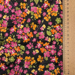 Țesătură din bumbac VOILE STEPPED Ophelia flower digital print