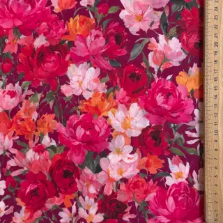 Țesătură din bumbac VOILE Tanja flowers digital print