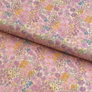 Țesătură din bumbac VOILE Small hayppy flowers digital print