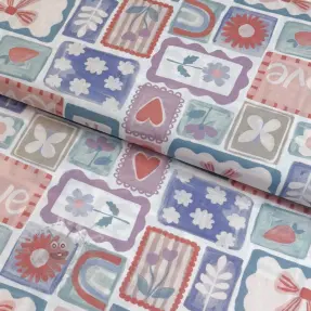 Țesătură din bumbac Patchwork digital print