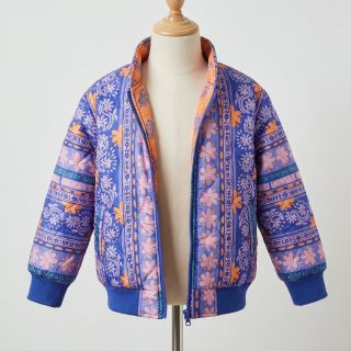 Țesătură din bumbac VOILE STEPPED Daria flower purple digital print