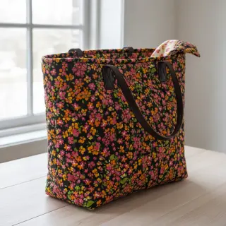 Țesătură din bumbac VOILE STEPPED Ophelia flower digital print
