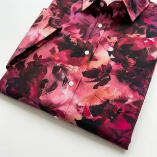 Țesătură din bumbac SATIN Zurie flower digital print