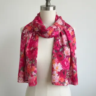 Țesătură din bumbac VOILE Tanja flowers digital print