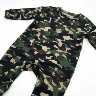 Țesătură din bumbac Camouflage green digital print