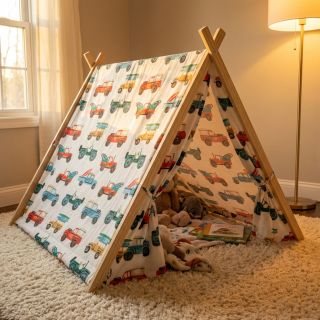 Țesătură din bumbac Cars white digital print