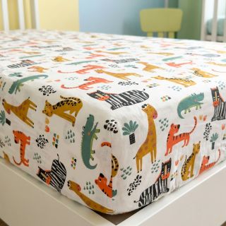 Țesătură din bumbac Safari time offwhite digital print