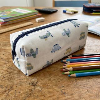 Țesătură din bumbac Vehicles white