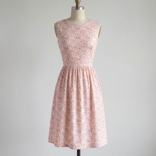 Țesătură din bumbac Fine flowers pink