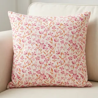 Țesătură din bumbac Fine flowers pink