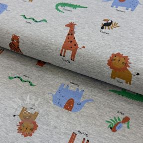 Tricot Safari melange grey