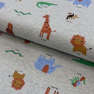 Tricot Safari melange grey