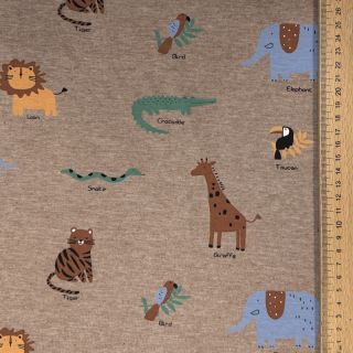 Tricot Safari melange taupe