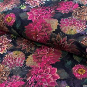 Tricot Flowers paradise digital print