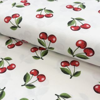 Tricot Cherries digital print