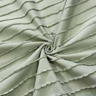 Tricot RUFFLES sage