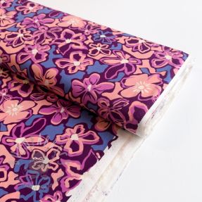 Viscoză STRETCH Flowers Junie purple