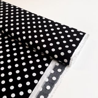 Viscoză RADIANCE Polka dot black