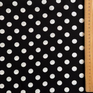 Viscoză RADIANCE Polka dot black