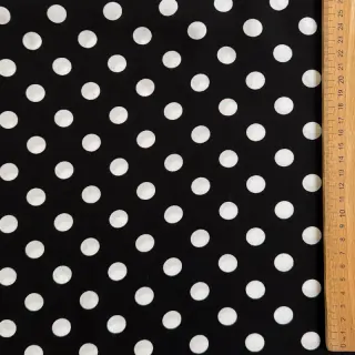 Viscoză RADIANCE Polka dot black