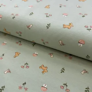 Tricot Bunnies sage ORGANIC