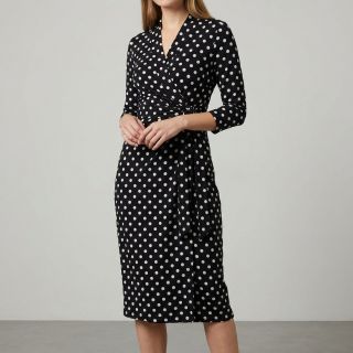Viscoză RADIANCE Polka dot black