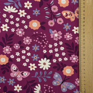 Jerse trening Flowers Azriel fuchsia