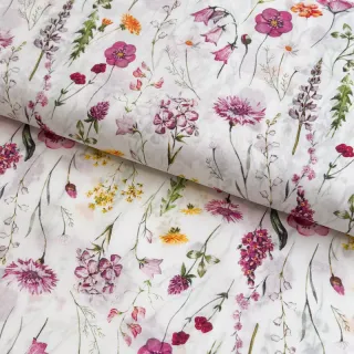Țesătură din bumbac VOILE Emily flowers digital print