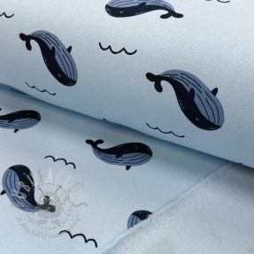 Jerse trening pieptănat JOGGING Whales blue