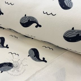 Jerse trening pieptănat JOGGING Whales ecru