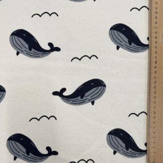 Jerse trening pieptănat JOGGING Whales ecru