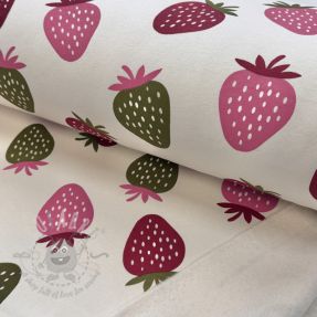 Jerse trening pieptănat JOGGING Strawberries ecru