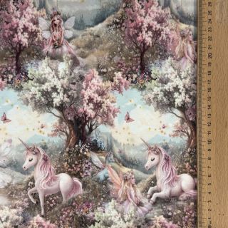 Jerse trening pieptănat Fairy tales digital print