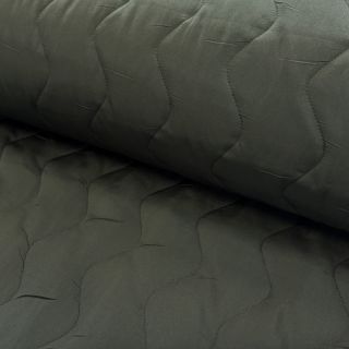 Material textil matlasat ZIG ZAG army green