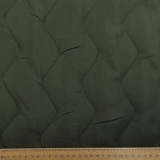 Material textil matlasat ZIG ZAG army green