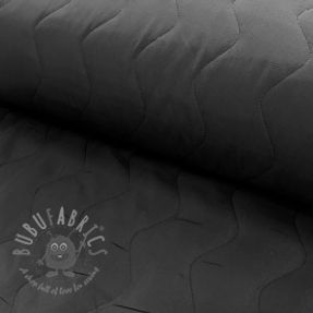 Material textil matlasat ZIG ZAG black