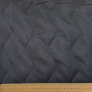Material textil matlasat ZIG ZAG black