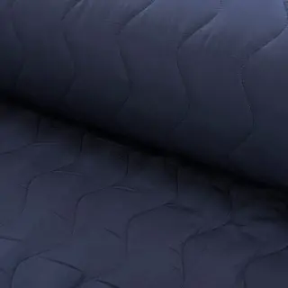 Material textil matlasat ZIG ZAG navy