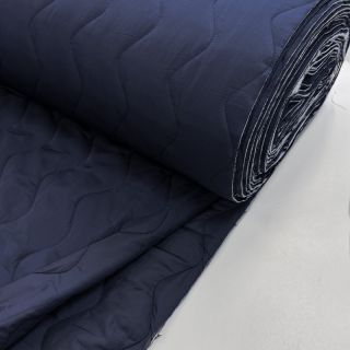 Material textil matlasat ZIG ZAG navy