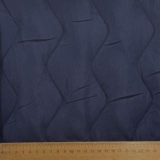 Material textil matlasat ZIG ZAG navy