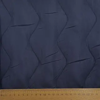 Material textil matlasat ZIG ZAG navy