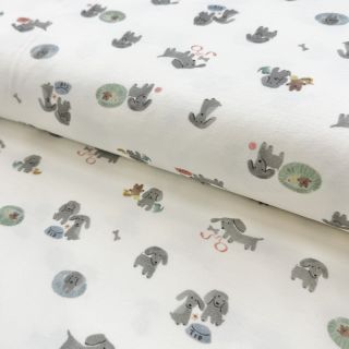 Tricot Dogs digital print ORGANIC
