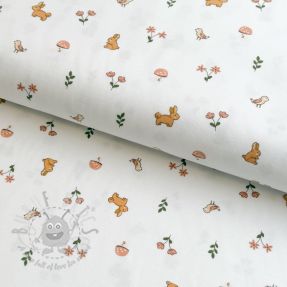 Tricot Bunnies white ORGANIC