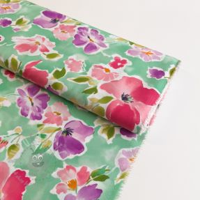 Viscoză ECOVERO Flowers design B digital print