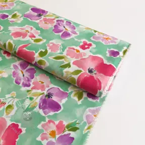 Viscoză ECOVERO Flowers design B digital print