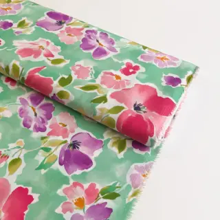 Viscoză ECOVERO Flowers design B digital print