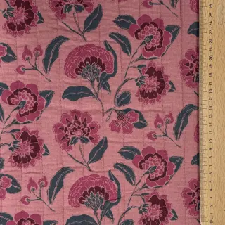 Mușelină STEPPED Flowers mauve